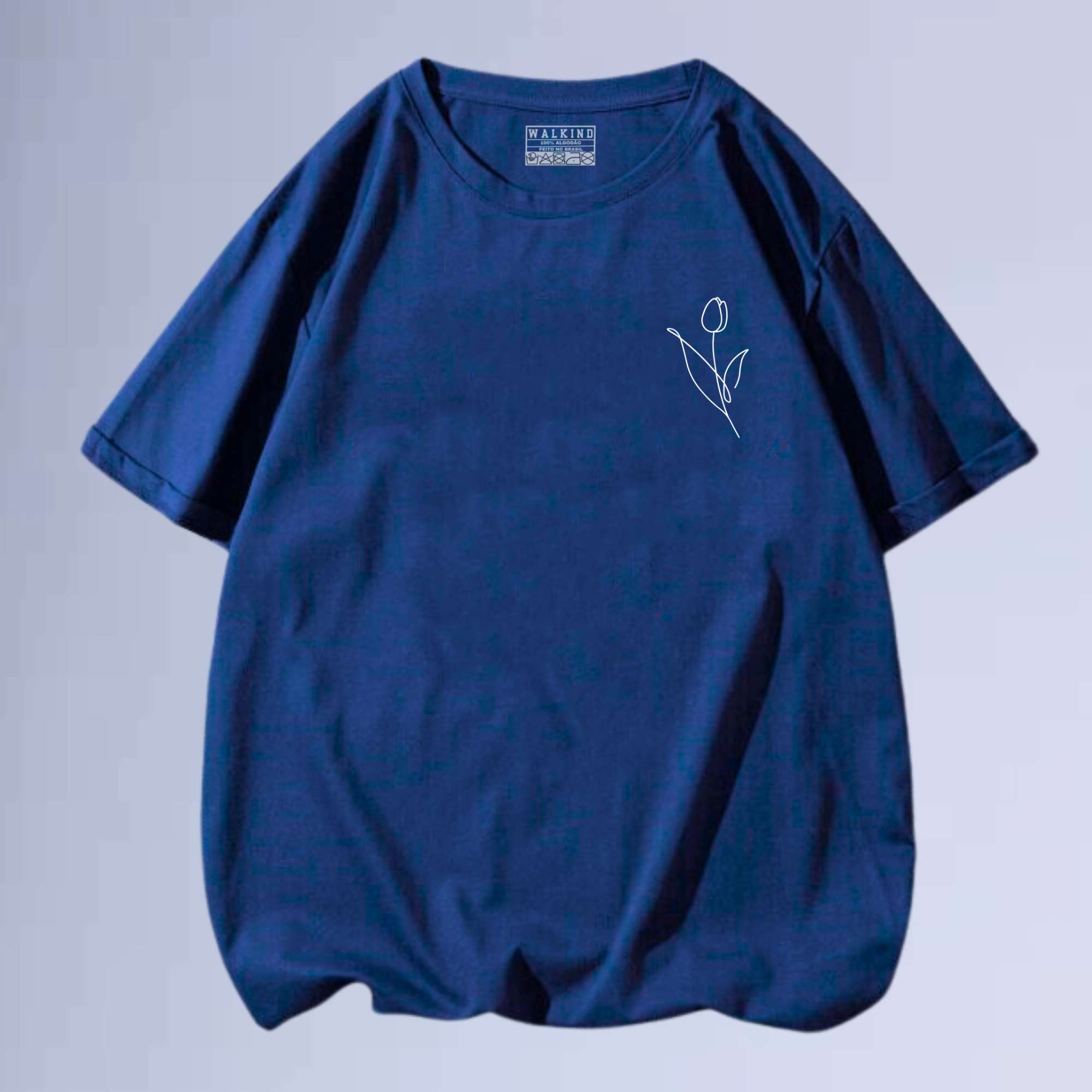 camiseta walkind flower