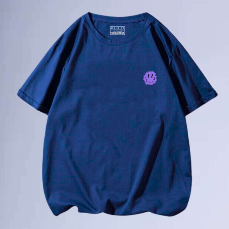 camiseta walkind smile purple