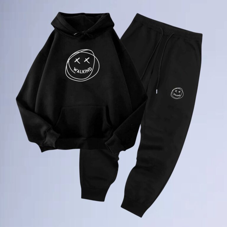 Conjunto de Moletom Canguru Walkind Smilie