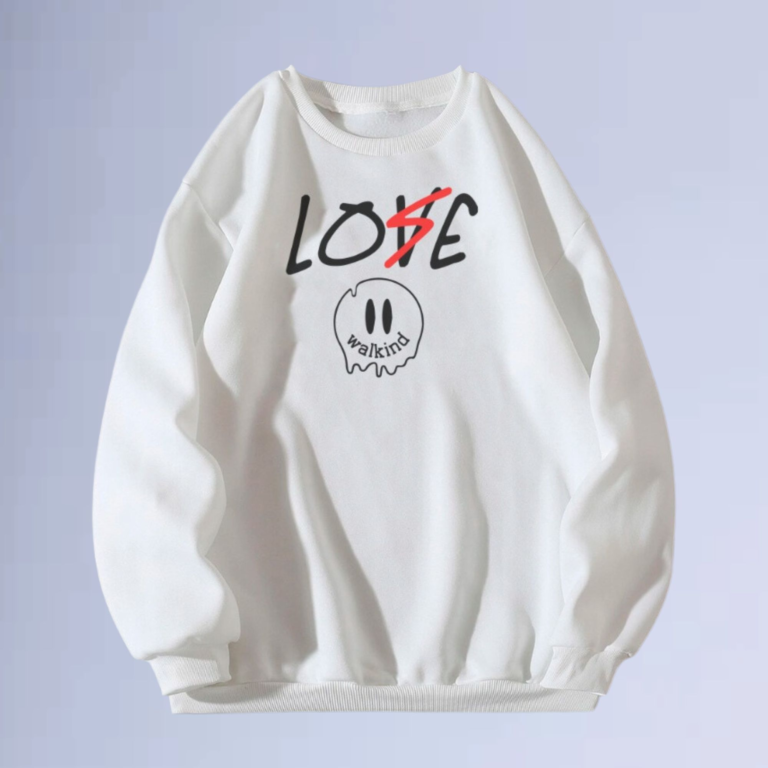 moletom gola careca walkind love lose