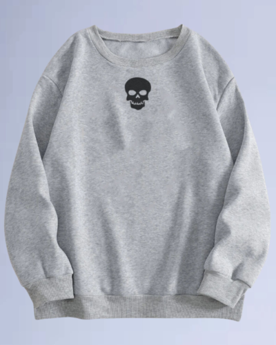 moletom gola careca walkind skull