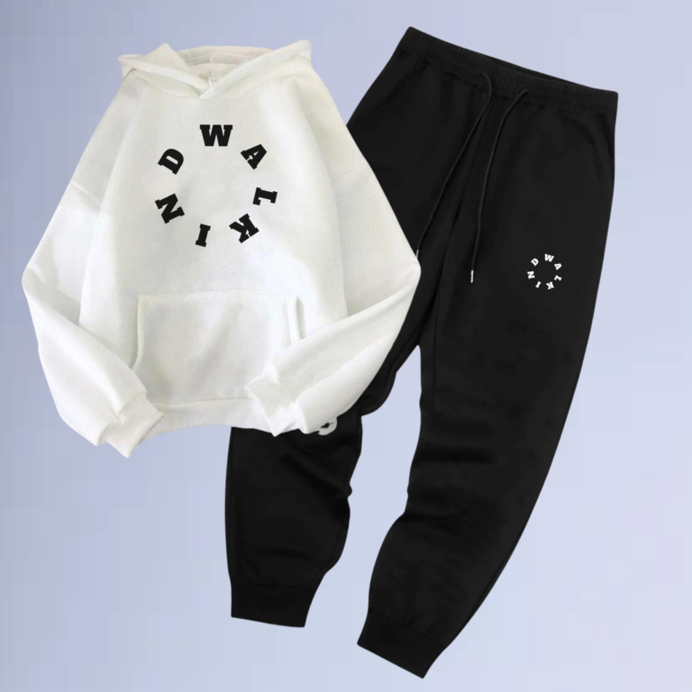 Conjunto de Moletom Canguru Walkind Circle