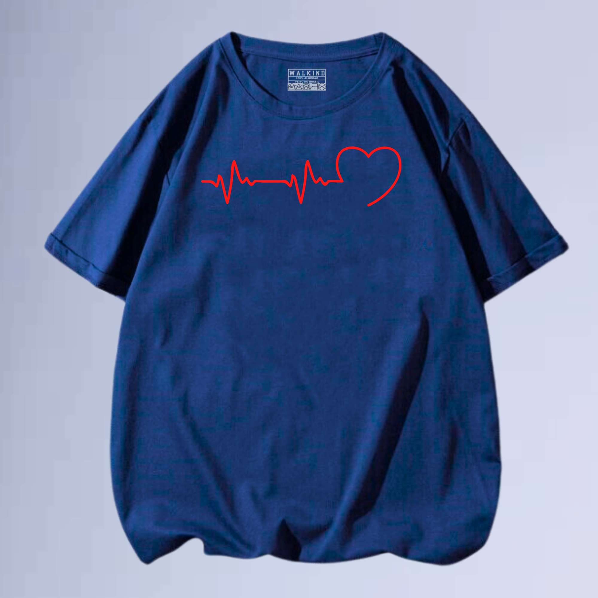 camiseta walkind heart beats
