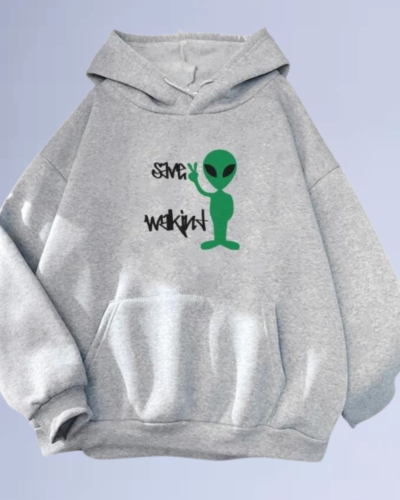 Moletom canguru walkind save alien street