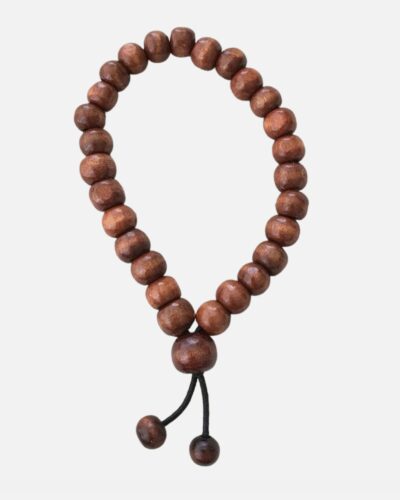 Pulseira Espiritual Japamala 27 Contas Madeira