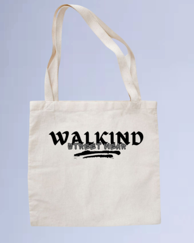 Ecobag walkiind street