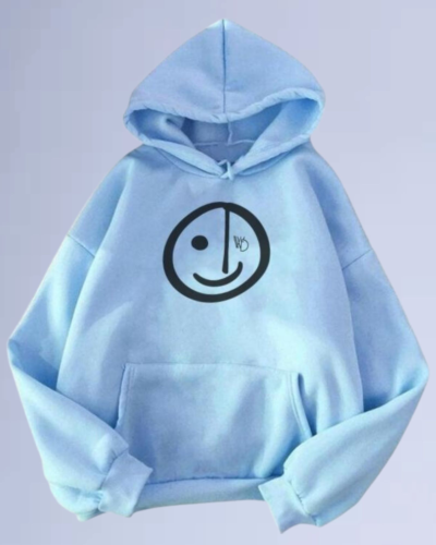 Moletom canguru walkind smilie walk street