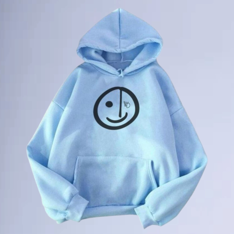 Moletom canguru walkind smilie walk street
