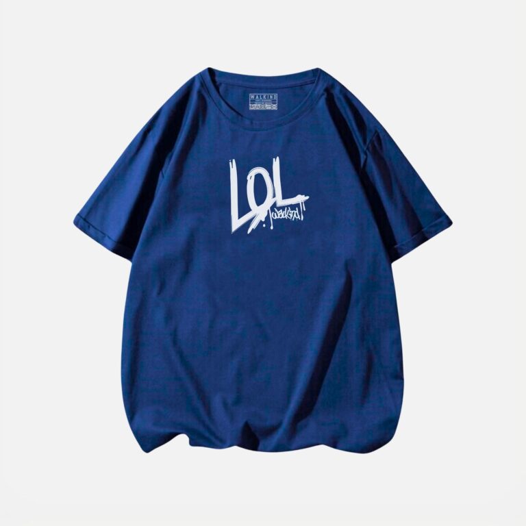 Camiseta walkind rindo alto