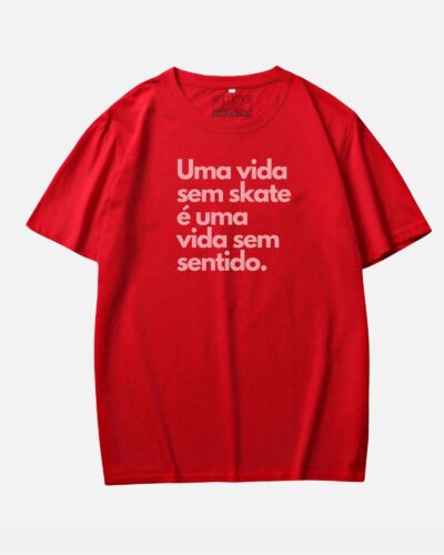 Camiseta vida sem skate