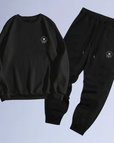 Conjunto de moletom gola careca smilie melt small