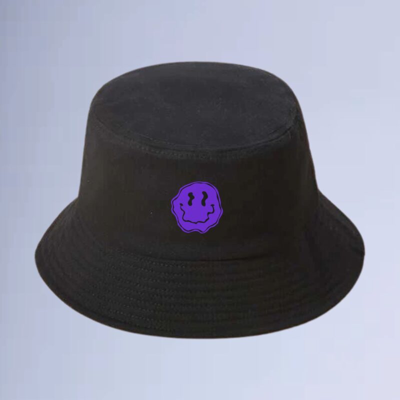 Preto — Bucket walkind smile purple