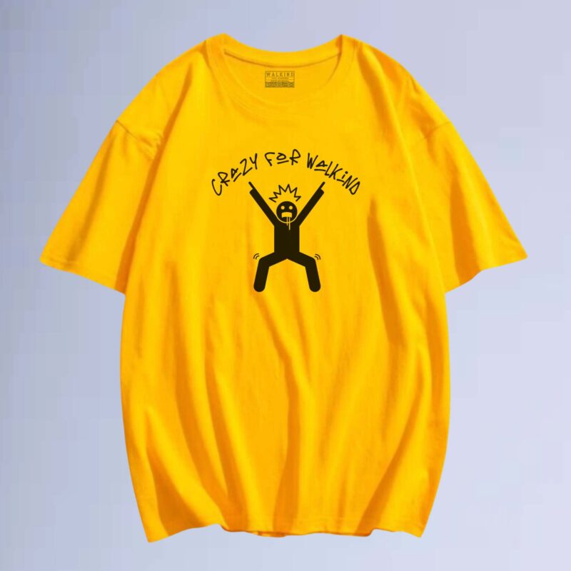 Amarelo — camiseta crazy walkind