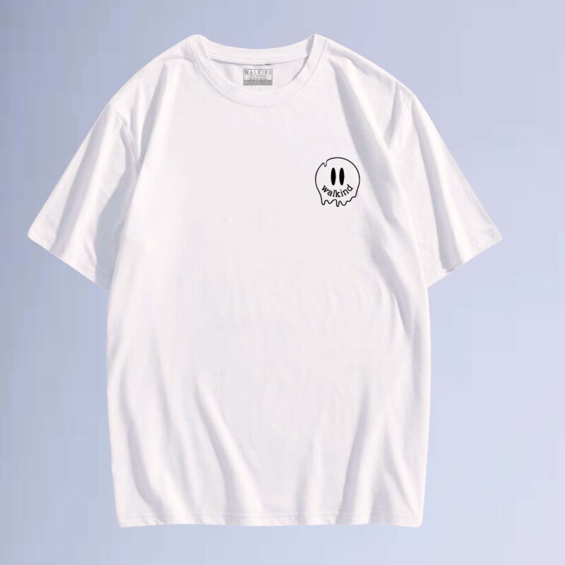 Branco — camiseta mini smile melt