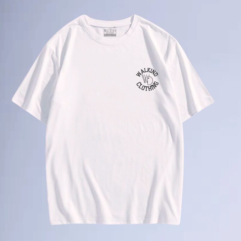 Branco — camiseta  mini walkind clothing
