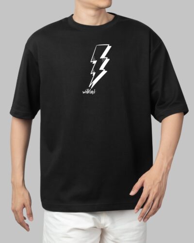 Camiseta oversized walkind lightning