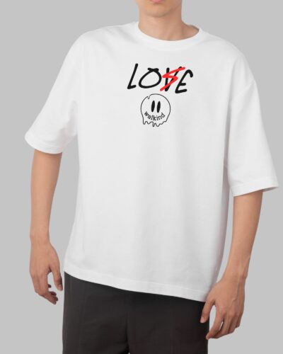 Camiseta oversized walkind love lose