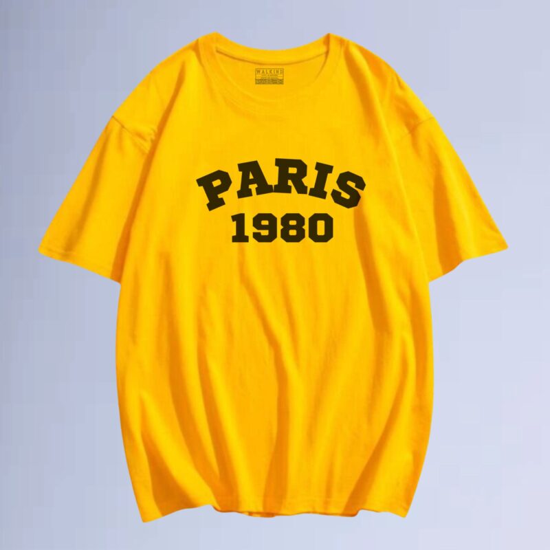 Amarelo — Camiseta paris 1980