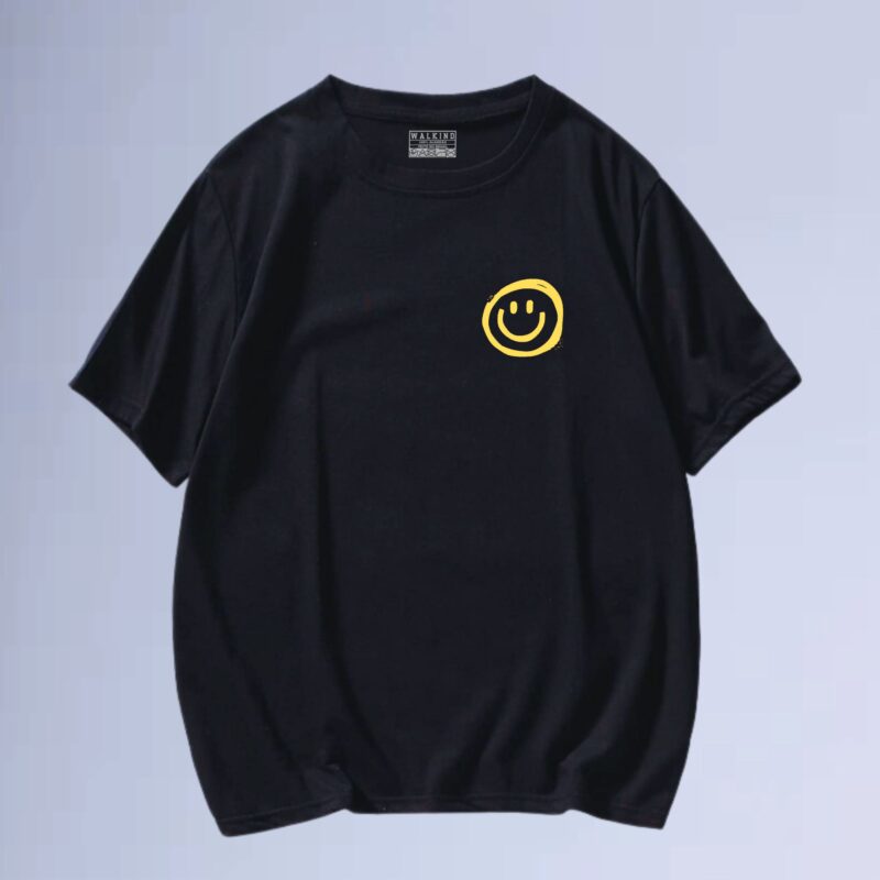 Preto — Camiseta smile  happy