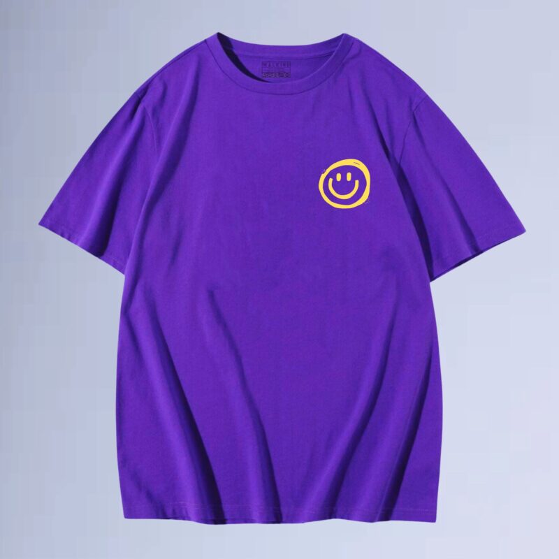Roxo — Camiseta smile  happy