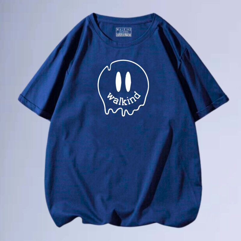 Azul Marinho — camiseta smilie melt