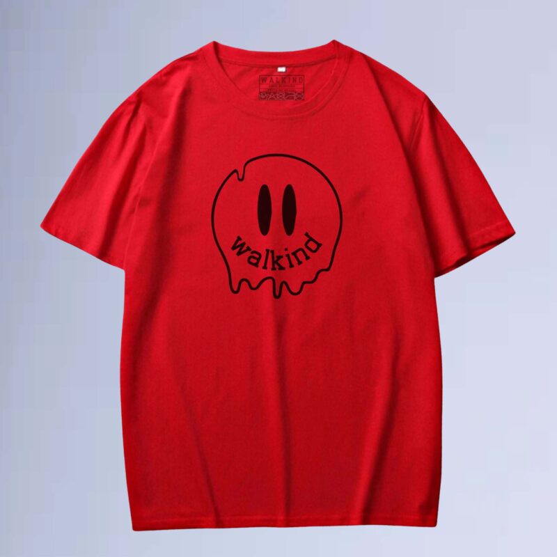 Vermelho — camiseta smilie melt