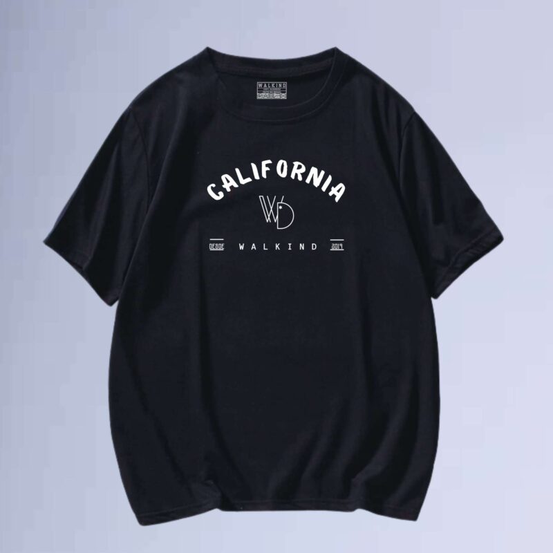 Preto — camiseta walkind california