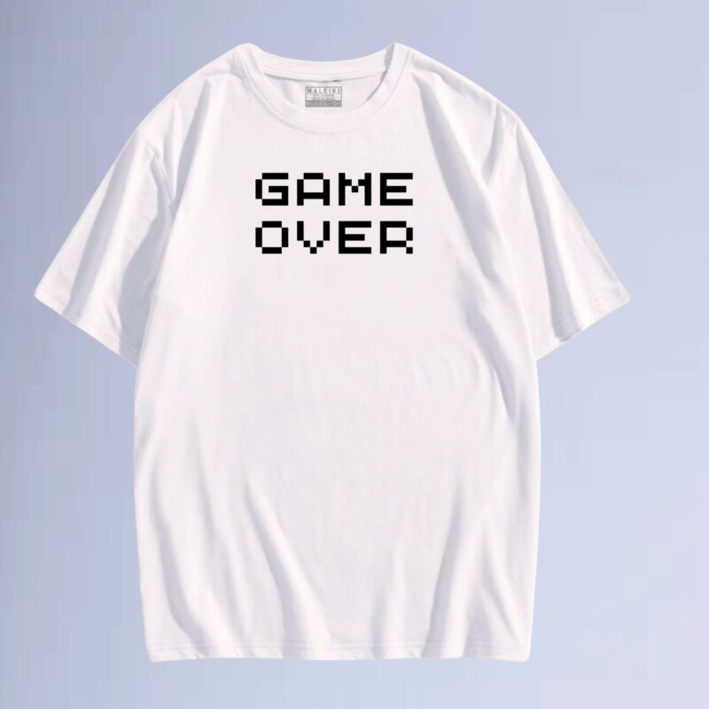 Branco — Camiseta walkind game over