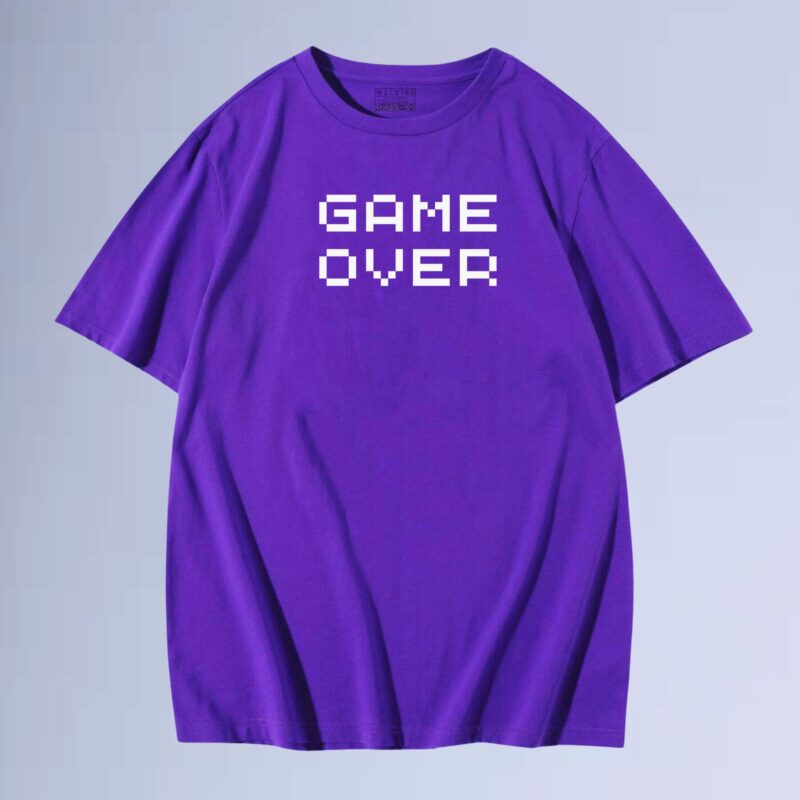 Roxo — Camiseta walkind game over