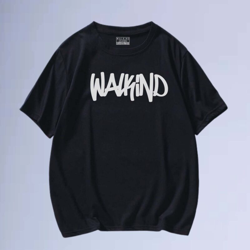 Preto — camiseta walkind grafite