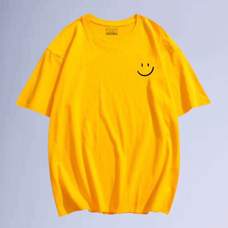 Amarelo — camiseta walkind left smile