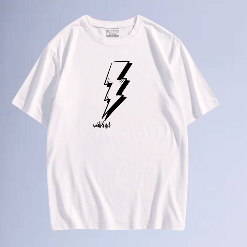 Branco — Camiseta walkind lightning
