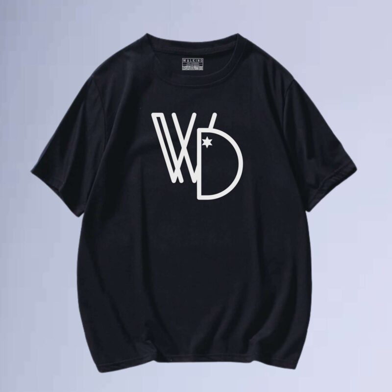 Preto — camiseta walkind logobox
