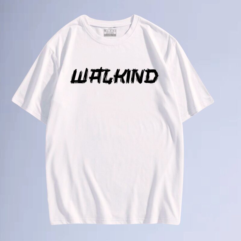Branco — Camiseta walkind logobox pissed