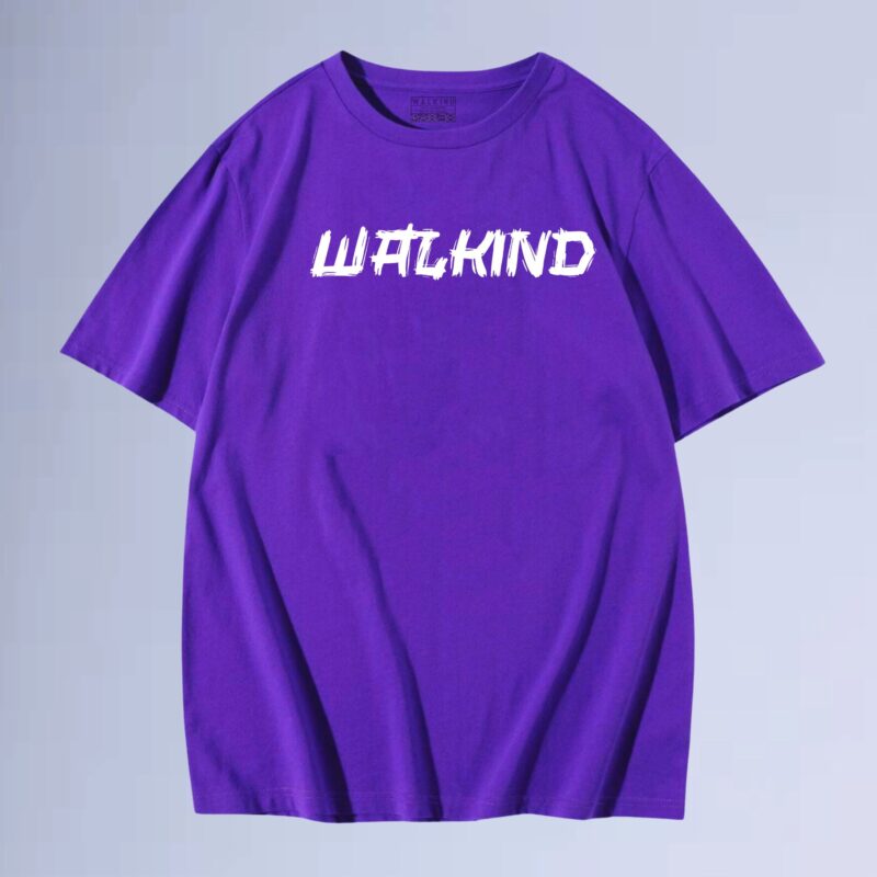 Roxo — Camiseta walkind logobox pissed