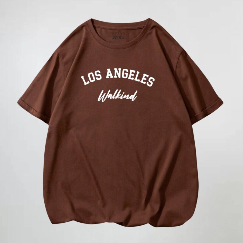 Marrom — camiseta  walkind los Angeles