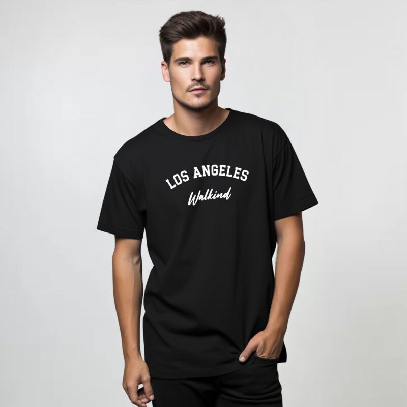 Preto — camiseta  walkind los Angeles