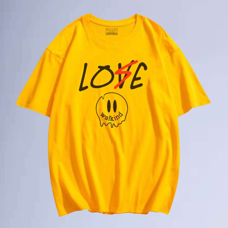Amarelo — camiseta walkind love lose