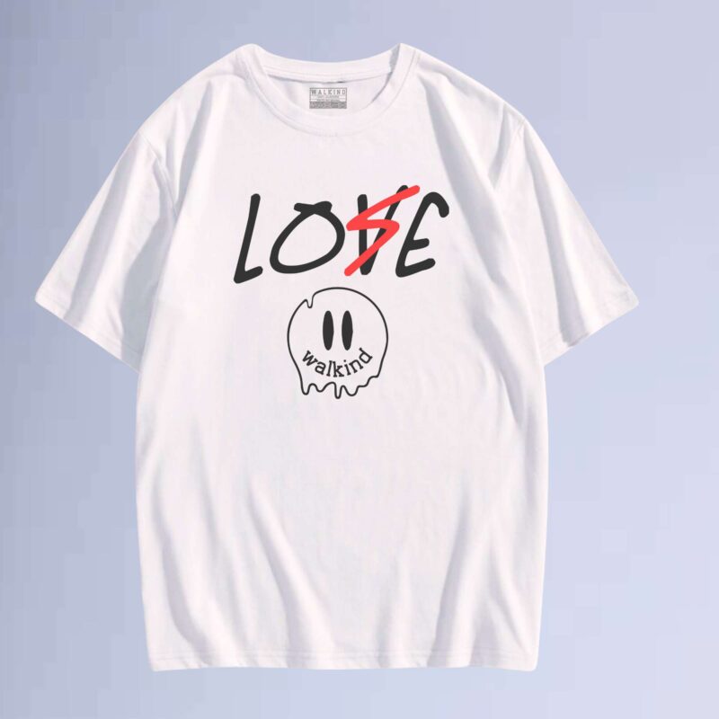 Branco — camiseta walkind love lose
