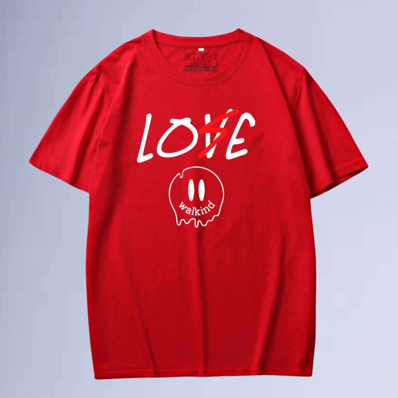 Vermelho — camiseta walkind love lose
