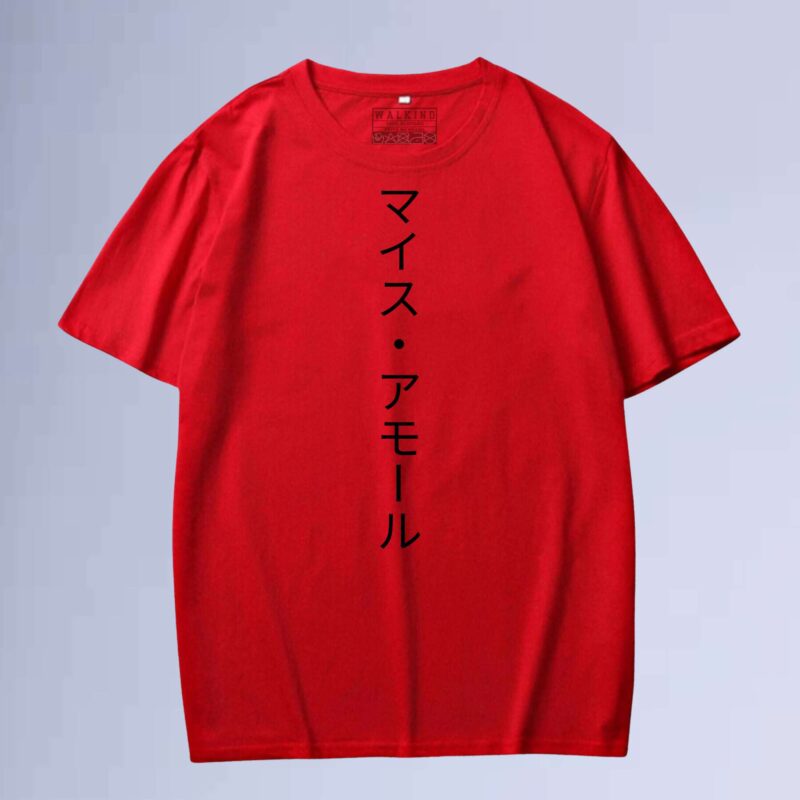 Vermelho — camiseta walkind mais amor