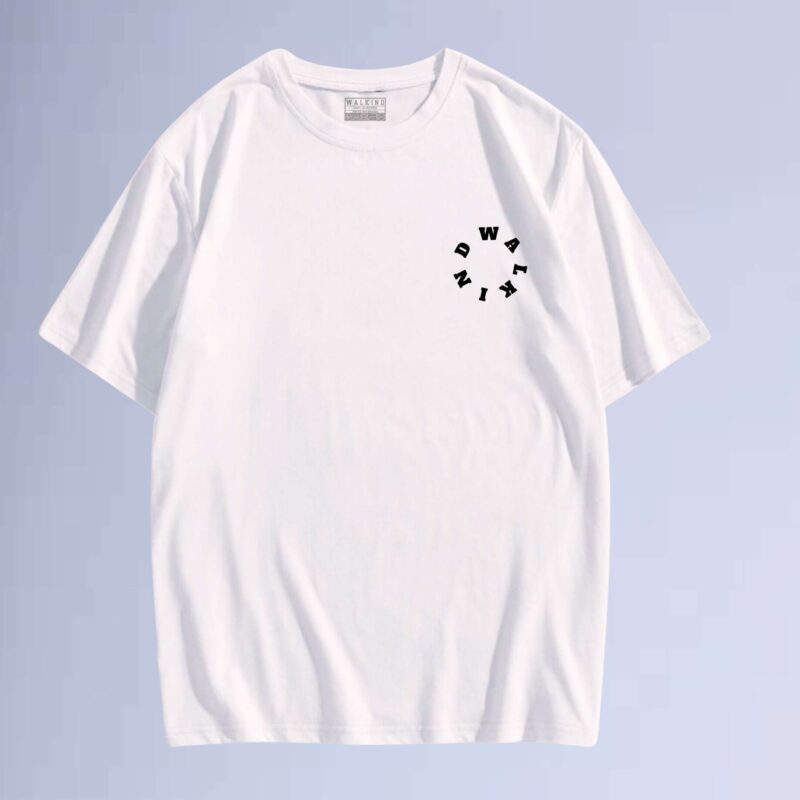 Branco — camiseta walkind mini circle