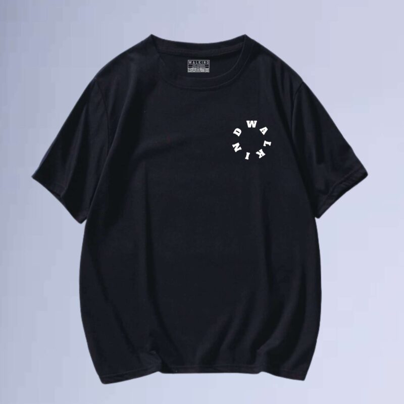 Preto — camiseta walkind mini circle