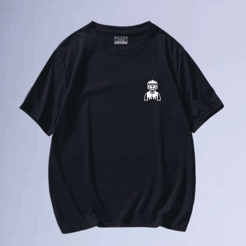 Preto — camiseta walkind mini swag
