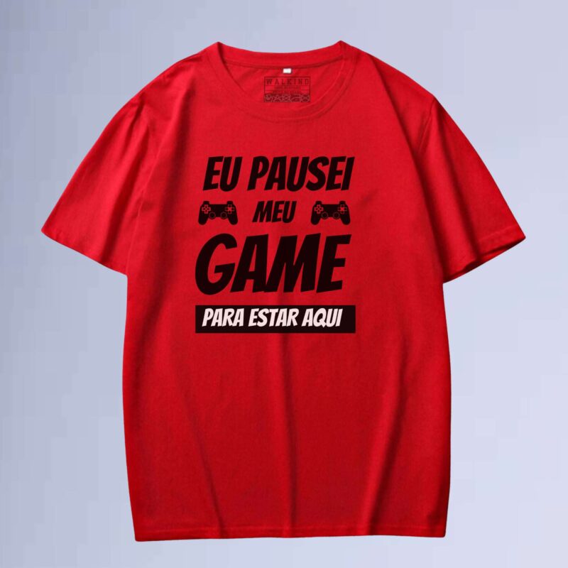 Vermelho — camiseta walkind my game
