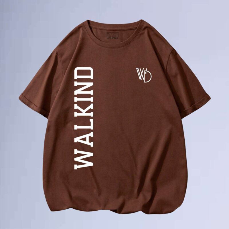 Marrom — Camiseta Walkind Name Logobox