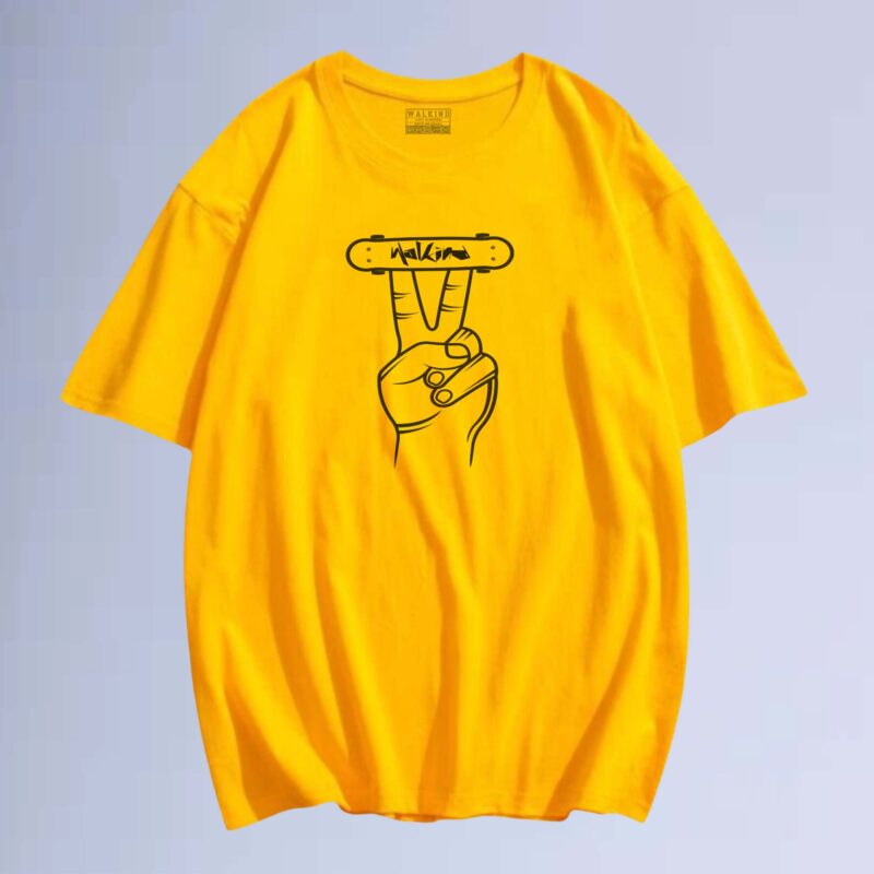 Amarelo — camiseta walkind save skate
