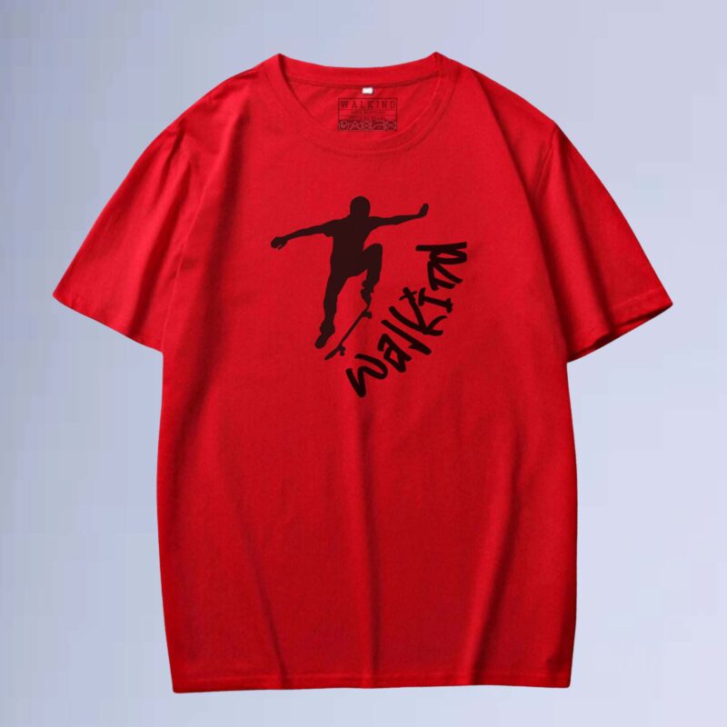Vermelho — camiseta walkind skateboard