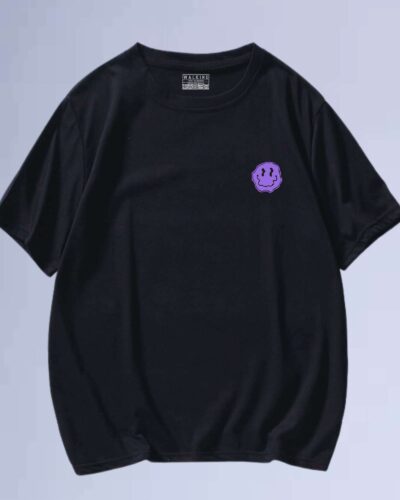 camiseta walkind smile purple