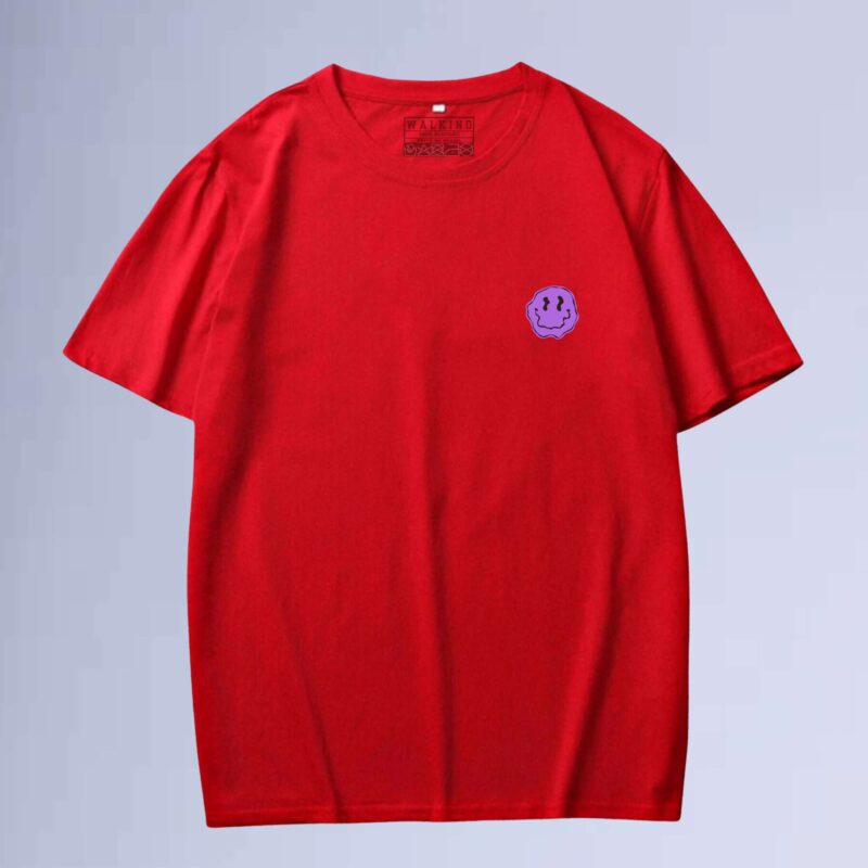Vermelho — camiseta walkind smile purple